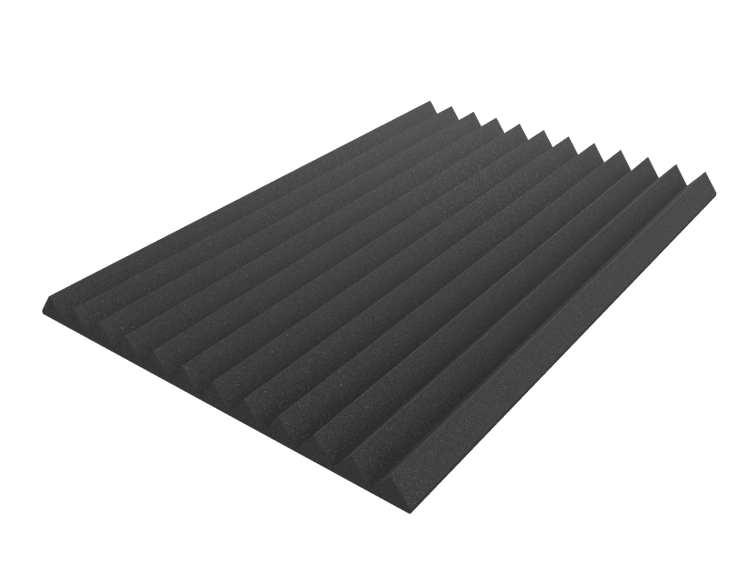 4 Inch Acoustic Foam Wedge Style Panels - 13 Color Options by SoundAssured