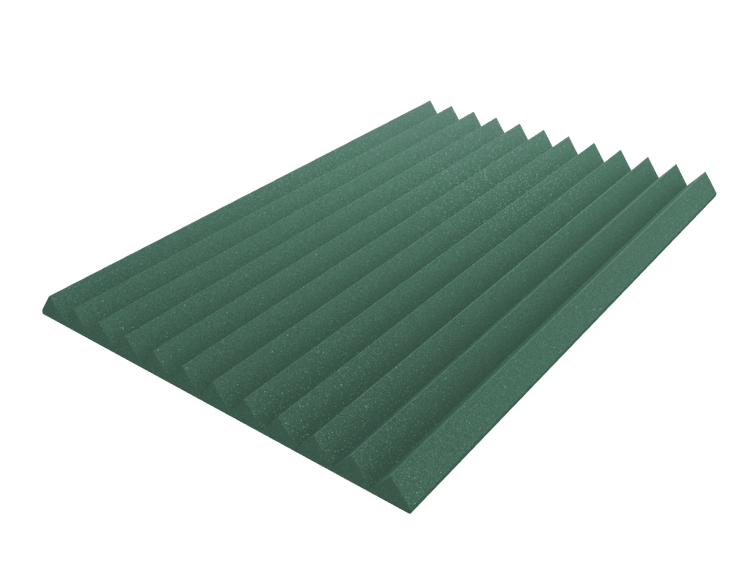 4 Inch Acoustic Foam Wedge Style Panels - 13 Color Options by SoundAssured
