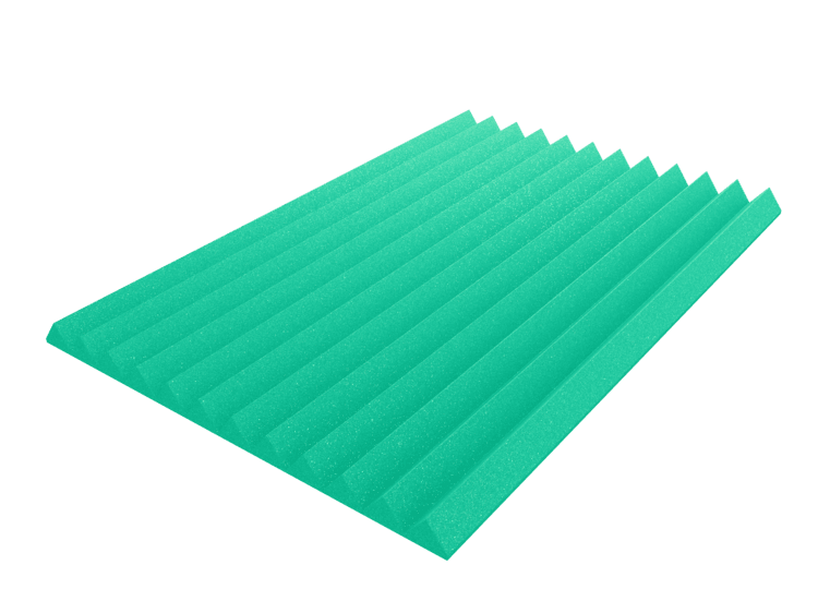 4 Inch Acoustic Foam Wedge Style Panels - 13 Color Options by SoundAssured