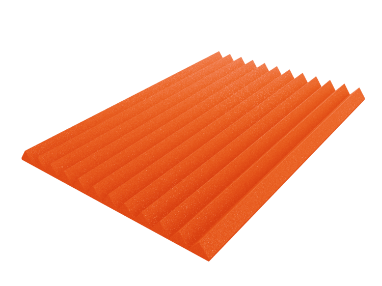 4 Inch Acoustic Foam Wedge Style Panels - 13 Color Options by SoundAssured