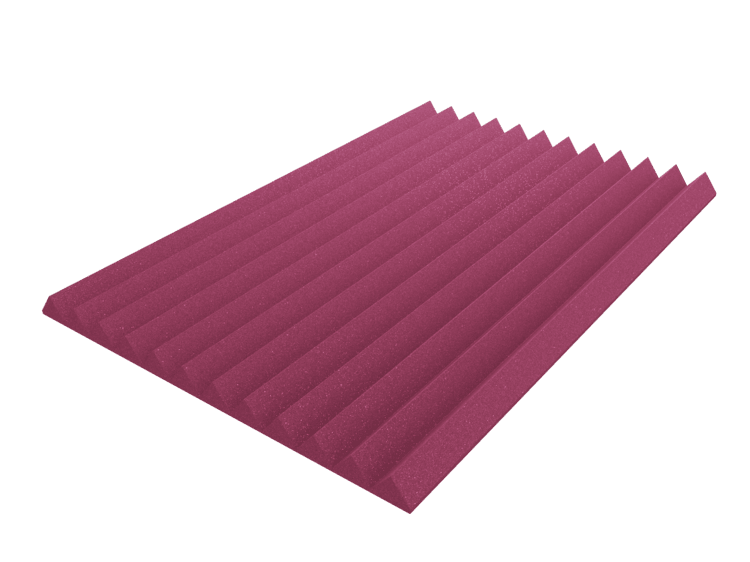 4 Inch Acoustic Foam Wedge Style Panels - 13 Color Options by SoundAssured