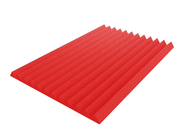 4 Inch Acoustic Foam Wedge Style Panels - 13 Color Options by SoundAssured