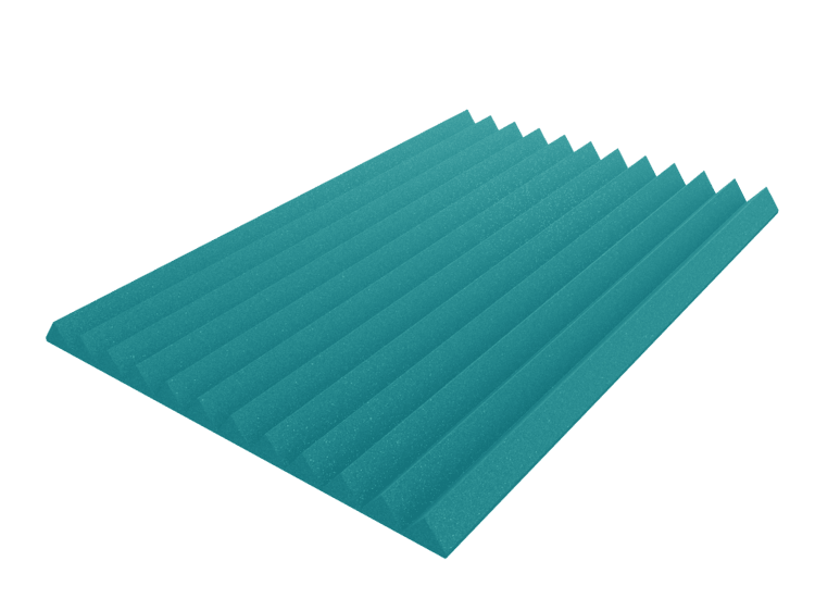 4 Inch Acoustic Foam Wedge Style Panels - 13 Color Options by SoundAssured