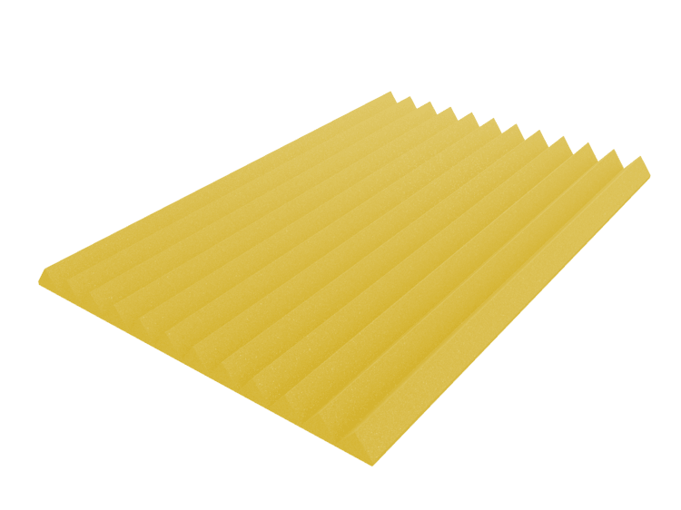 4 Inch Acoustic Foam Wedge Style Panels - 13 Color Options by SoundAssured