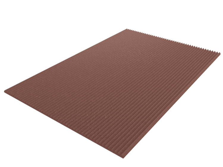 1 Inch Acoustic Foam Wedge Style Panels - 13 Color Options by SoundAssured