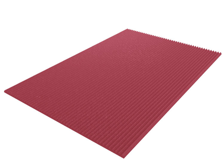 1 Inch Acoustic Foam Wedge Style Panels - 13 Color Options by SoundAssured