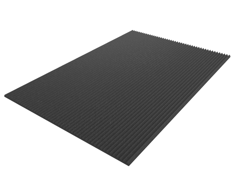 1 Inch Acoustic Foam Wedge Style Panels - 13 Color Options by SoundAssured
