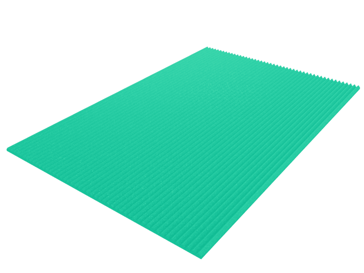 1 Inch Acoustic Foam Wedge Style Panels - 13 Color Options by SoundAssured