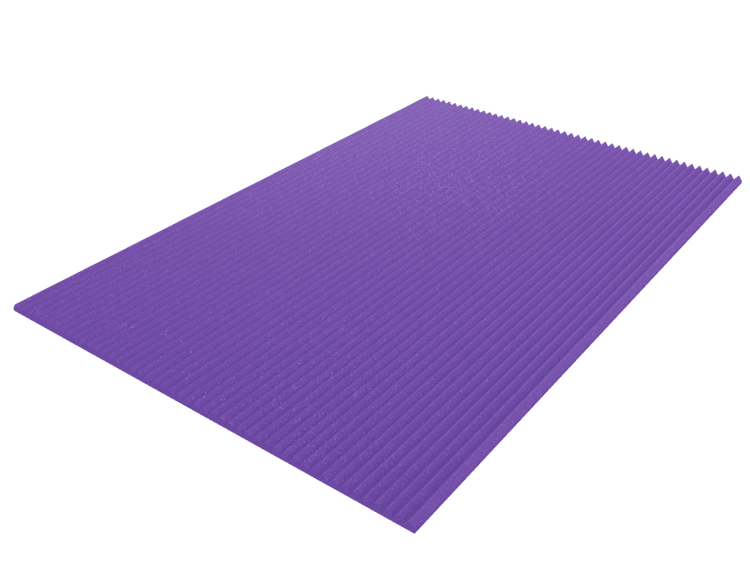 1 Inch Acoustic Foam Wedge Style Panels - 13 Color Options by SoundAssured