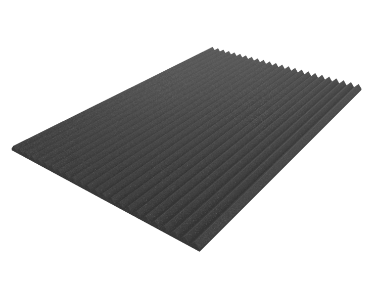2 Inch Acoustic Foam Wedge Style Panels - 13 Color Options by SoundAssured