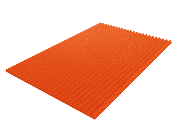 2 Inch Acoustic Foam Wedge Style Panels - 13 Color Options by SoundAssured