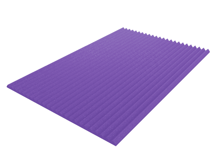 2 Inch Acoustic Foam Wedge Style Panels - 13 Color Options by SoundAssured