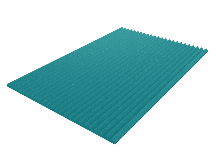 2 Inch Acoustic Foam Wedge Style Panels - 13 Color Options by SoundAssured