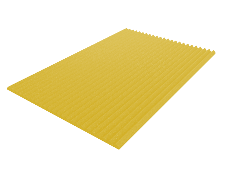 2 Inch Acoustic Foam Wedge Style Panels - 13 Color Options by SoundAssured