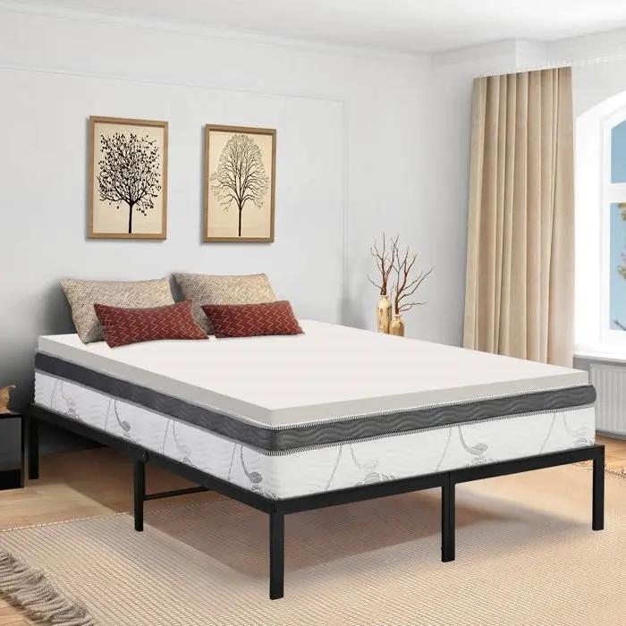 Full Size 2-inch Thick Plush High Density Foam Mattress Topper Pad - Medium Firm by HomePacific
