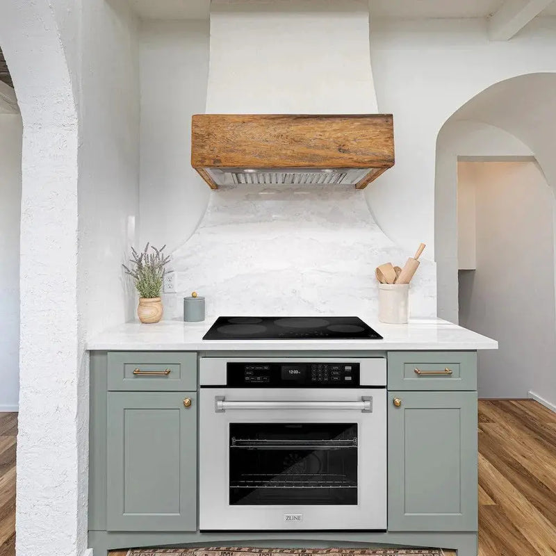 ZLINE 30" Oven ASW30 & Microwave MWO30 Bundle, 2KP-MW30-AWS30 by Farmhouse Kitchen and Bath
