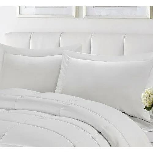 Full/Queen Traditional Microfiber Reversible 3 Piece Comforter Set in White by HomePacific