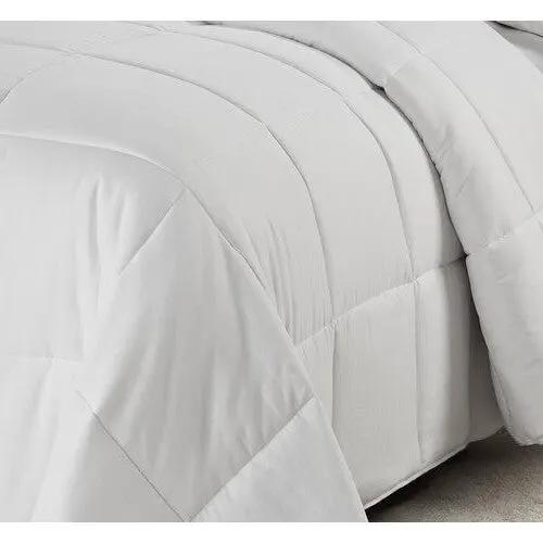 Full/Queen Traditional Microfiber Reversible 3 Piece Comforter Set in White by HomePacific