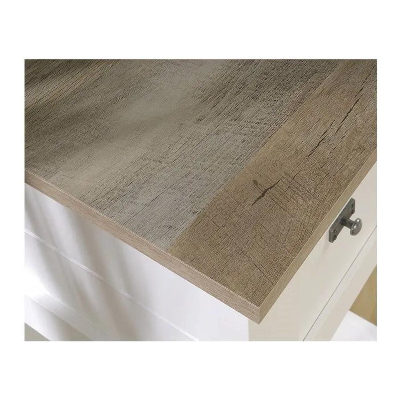 FarmHouse White Oak Top 2 Drawer Office Writing Desk - Made In USA by HomePacific