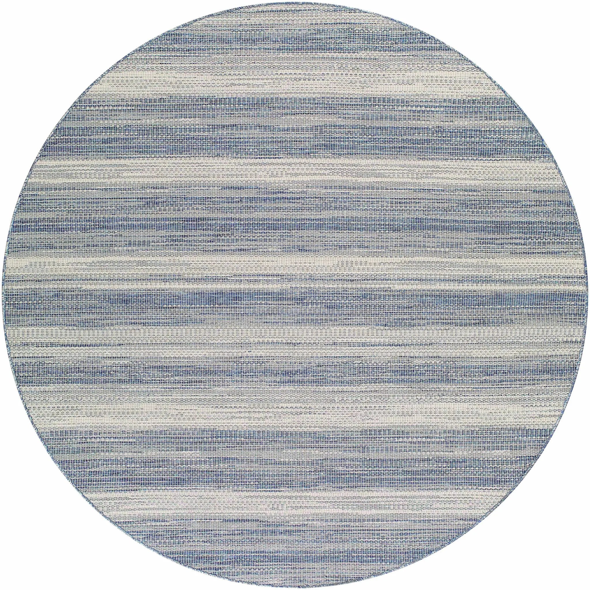 Kris Navy Outdoor Area Rug - Clearance by Boutique Rugs