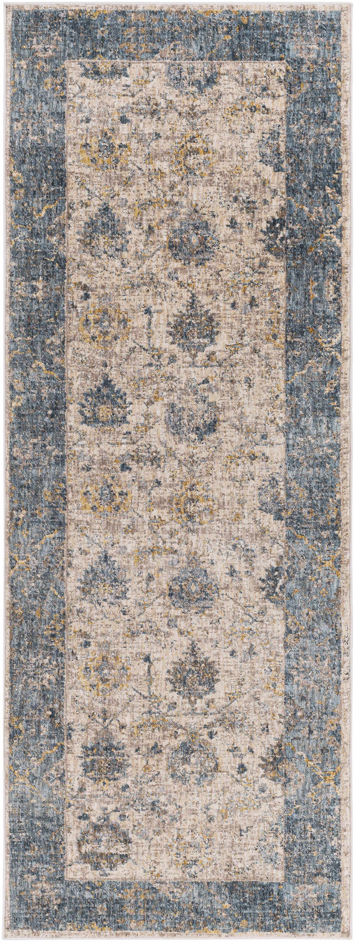 Wilkie Blue Persian Rug by Boutique Rugs