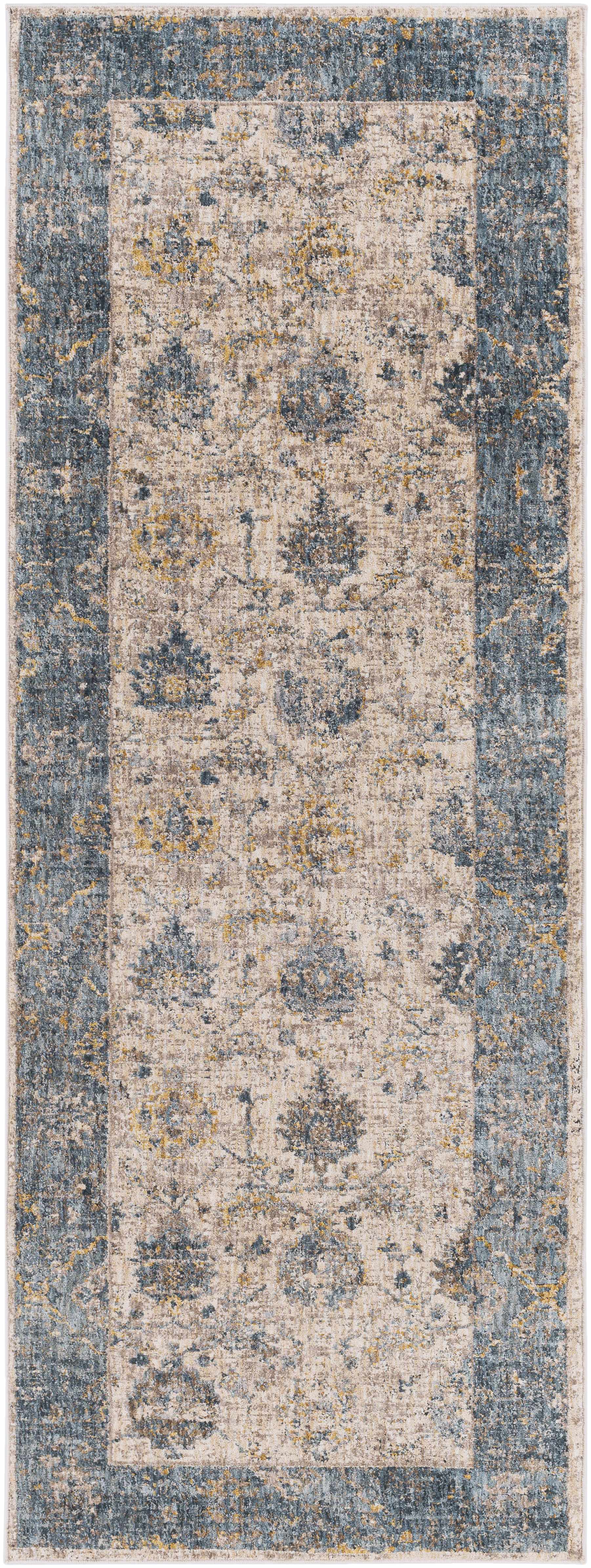Wilkie Blue Persian Rug by Boutique Rugs