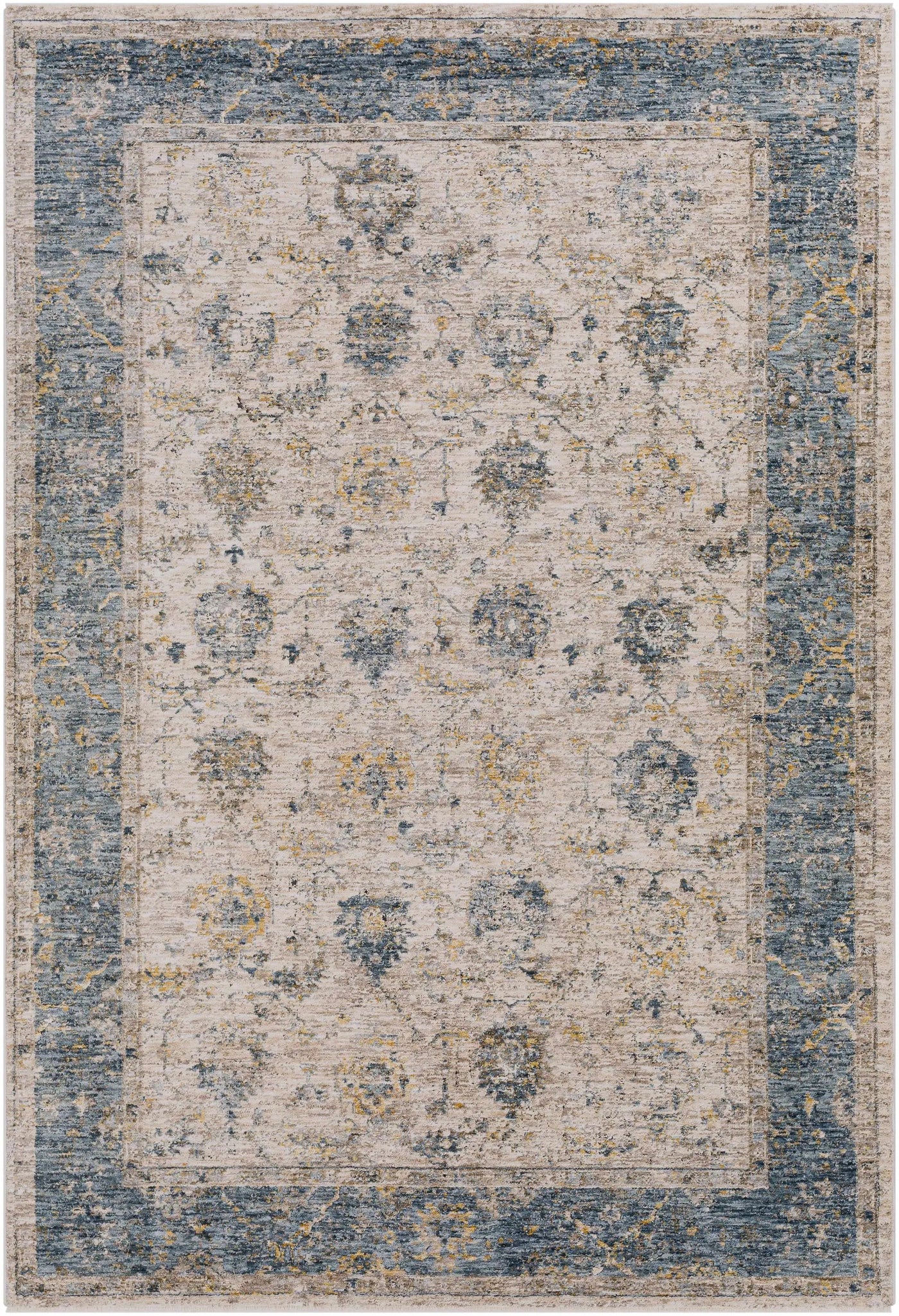 Wilkie Blue Persian Rug by Boutique Rugs