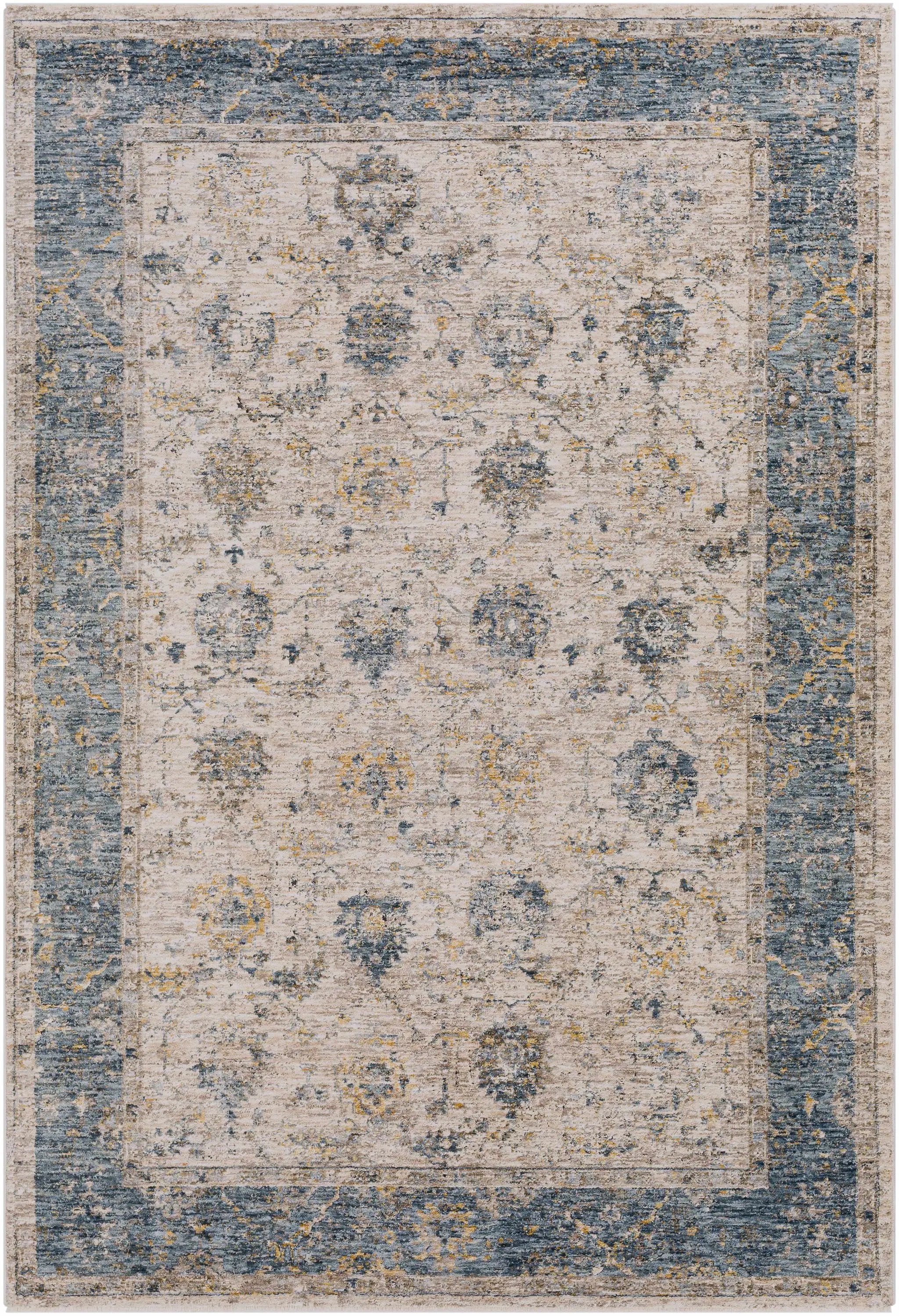 Wilkie Blue Persian Rug by Boutique Rugs