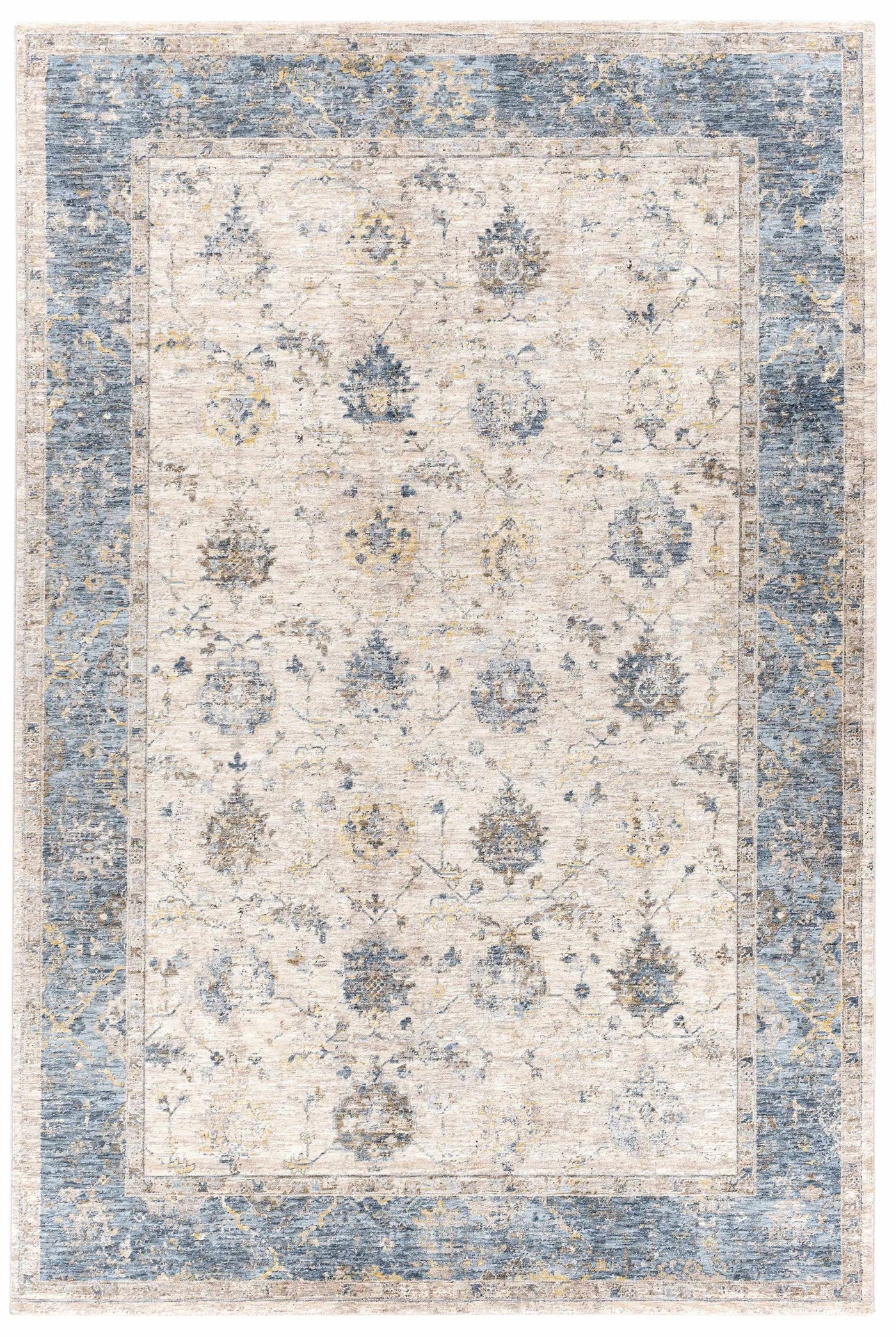 Wilkie Blue Persian Rug by Boutique Rugs