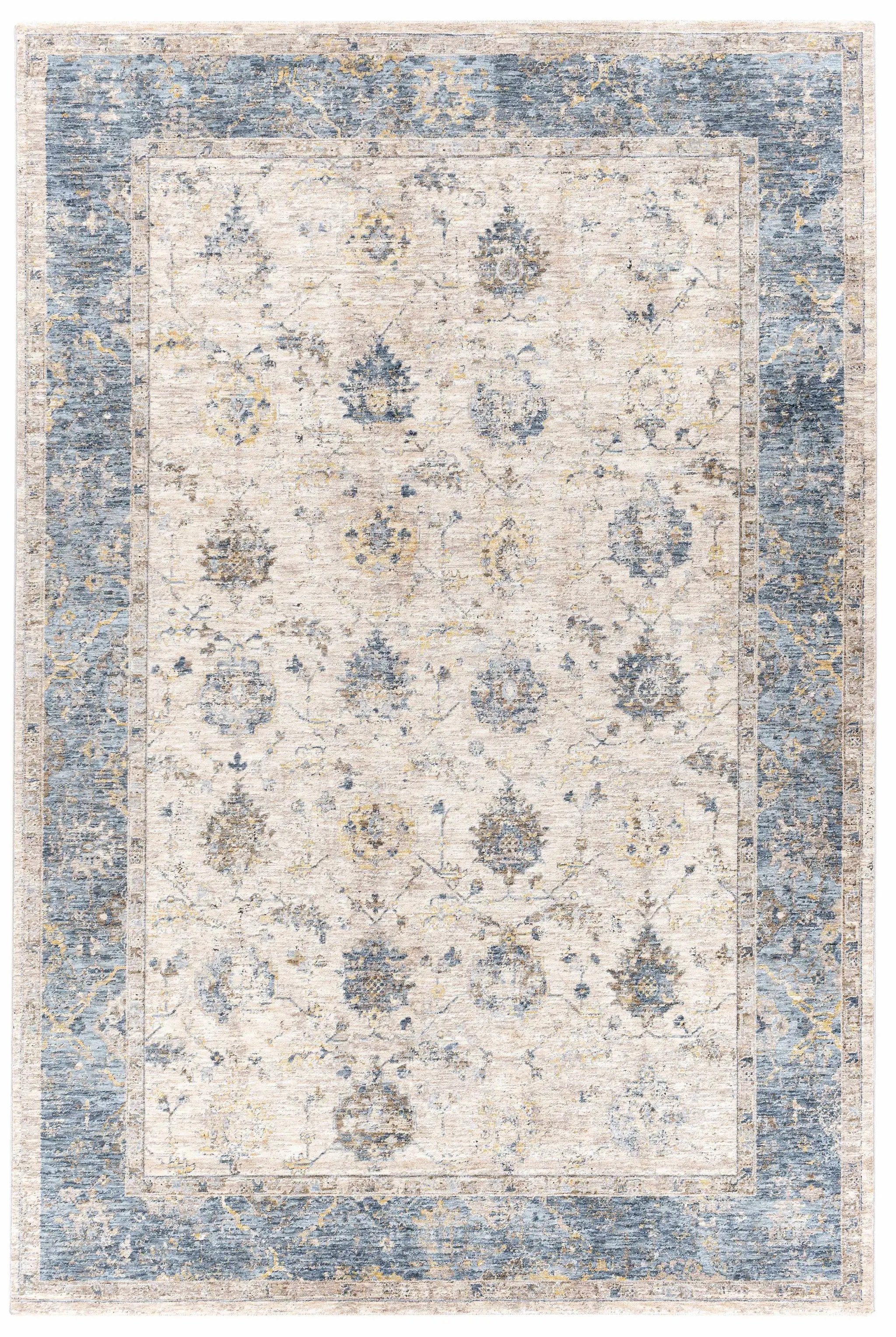 Wilkie Blue Persian Rug by Boutique Rugs