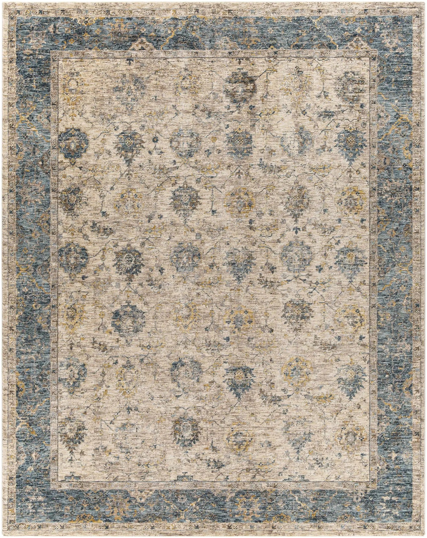 Wilkie Blue Persian Rug by Boutique Rugs