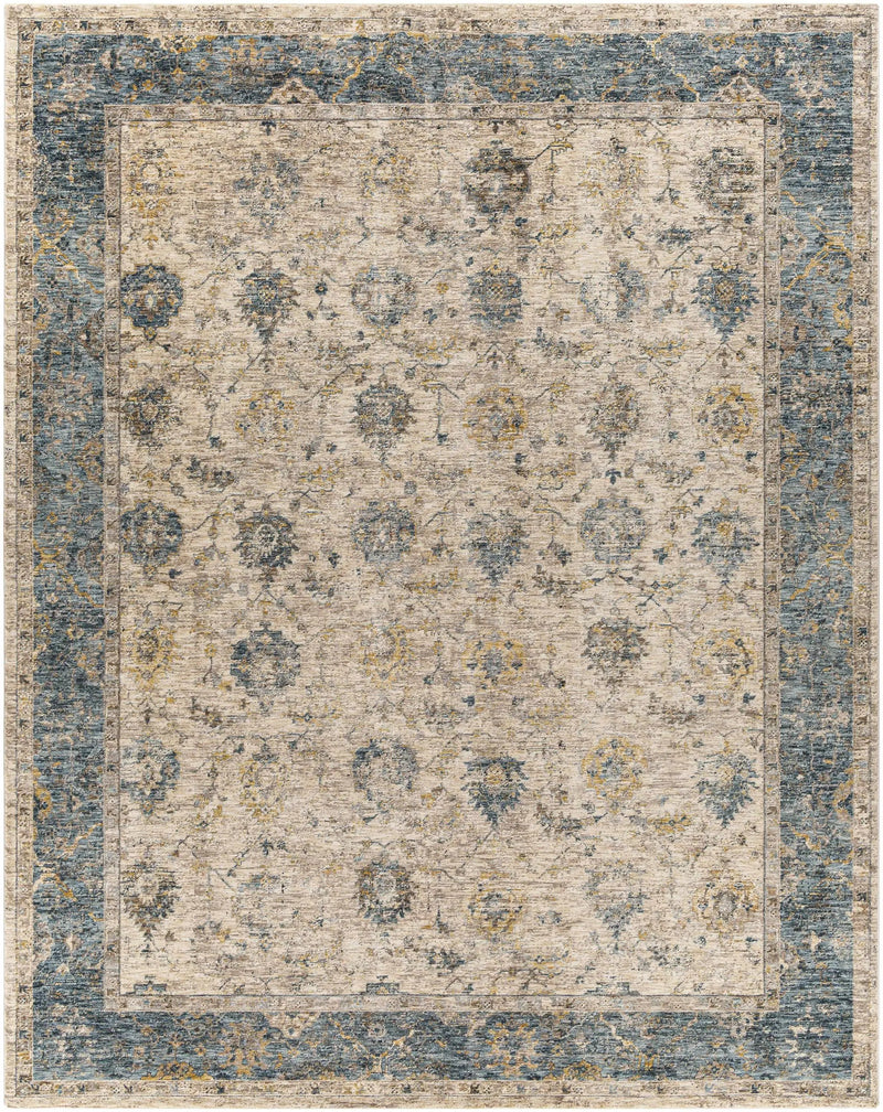 Wilkie Blue Persian Rug by Boutique Rugs
