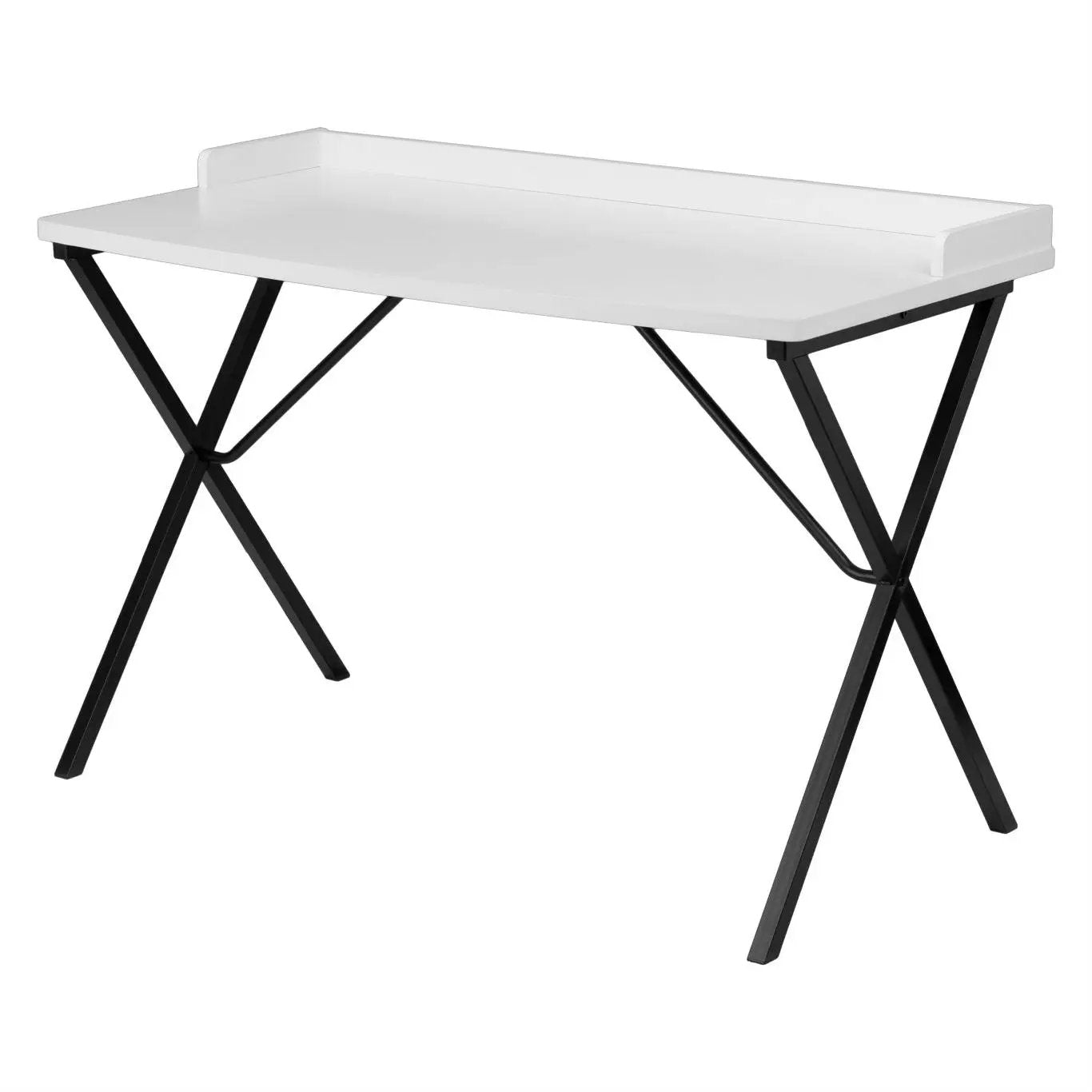 White Top Modern Student Teen Adult Writing Table Computer Desk by HomePacific