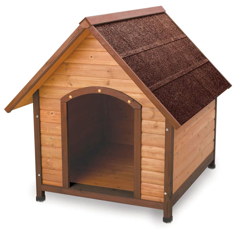 Medium 30-inch Solid Wood Dog House with Waterproof Shingle Roof by HomePacific