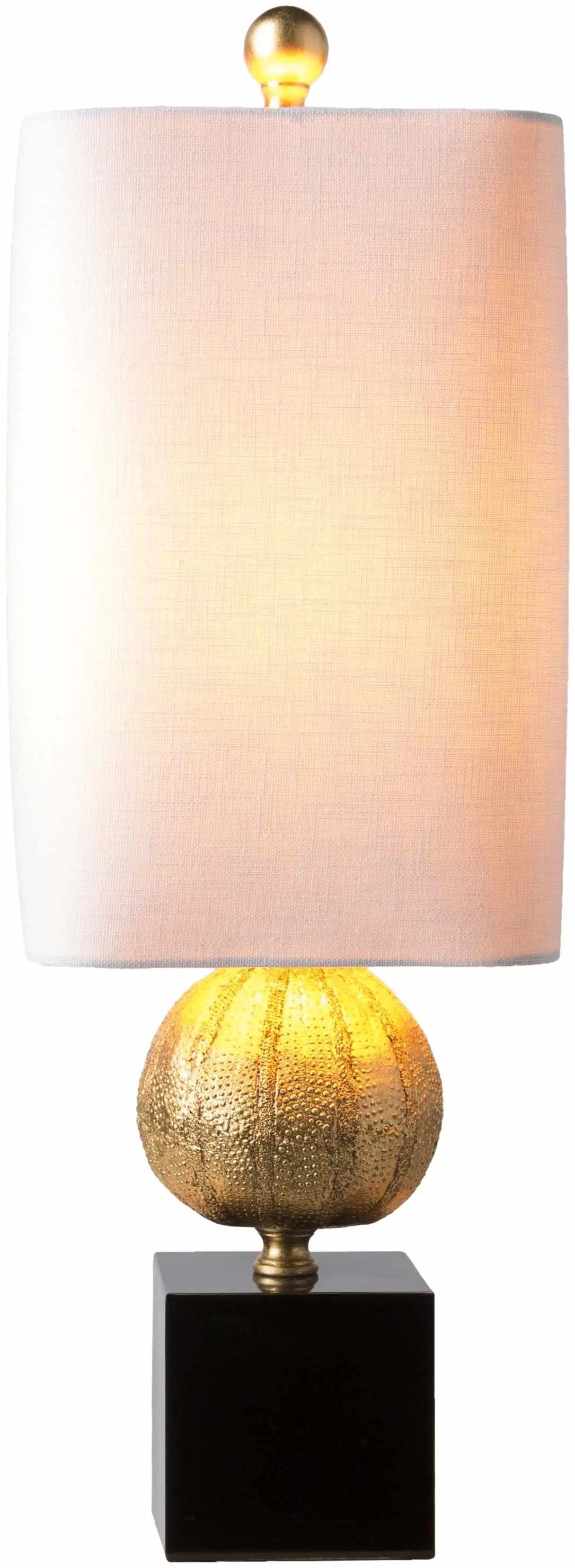 Watsonville Gold & Blac Resin Table Lamp by Boutique Rugs