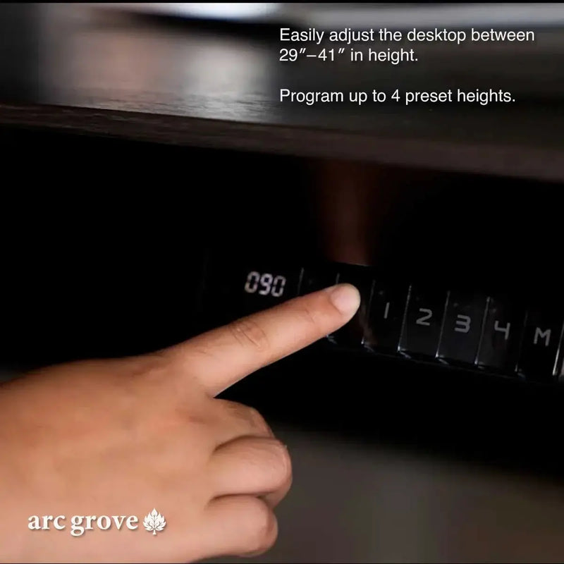 Sawyer · L-Shaped Executive Standing Desk, Adjustable Height by Arc Grove