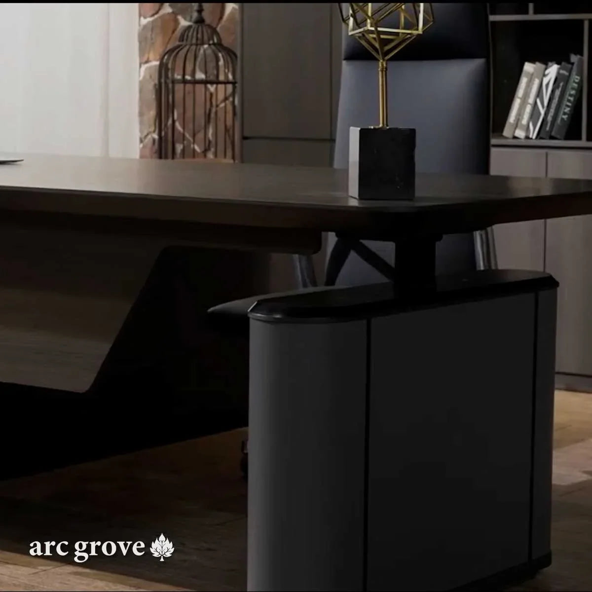 Sawyer · L-Shaped Executive Standing Desk, Adjustable Height, photo 16 of 16