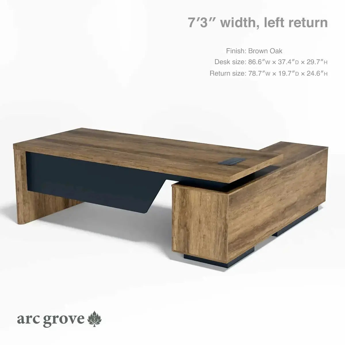 Pascal · L-Shaped Executive Desk by Arc Grove