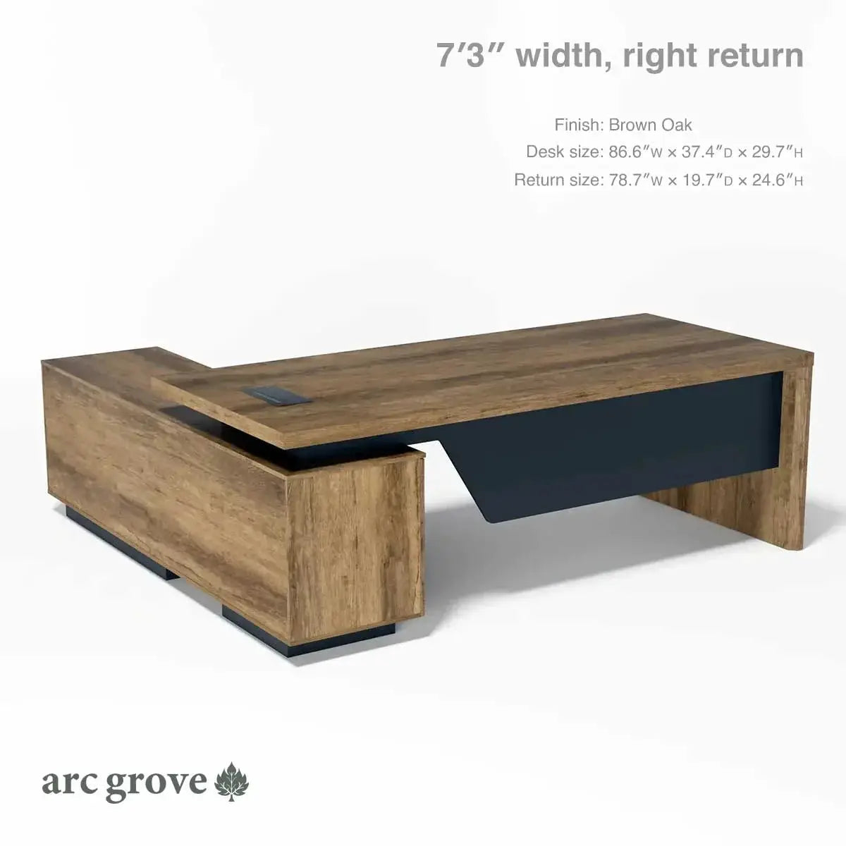 Pascal · L-Shaped Executive Desk by Arc Grove