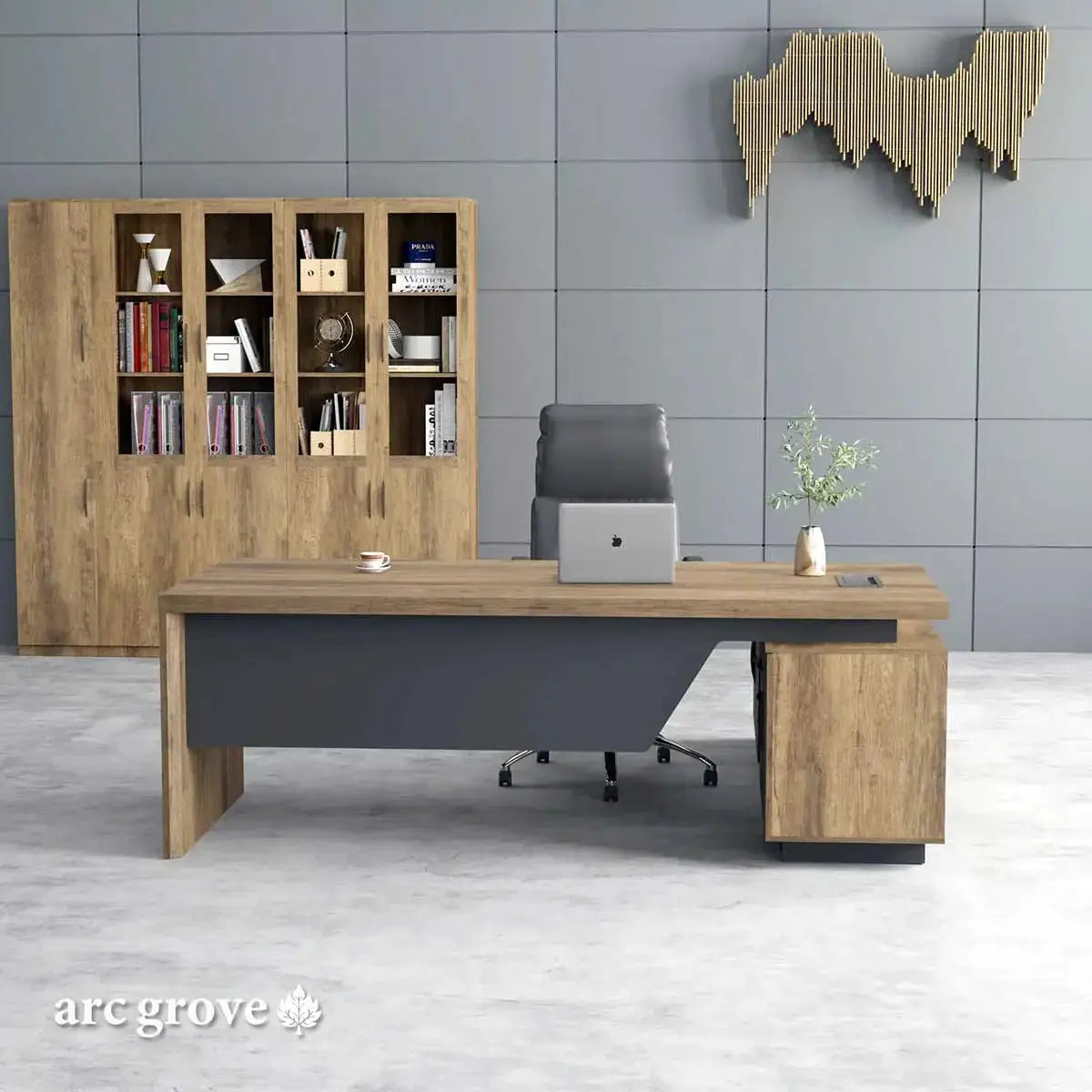 Pascal · L-Shaped Executive Desk by Arc Grove