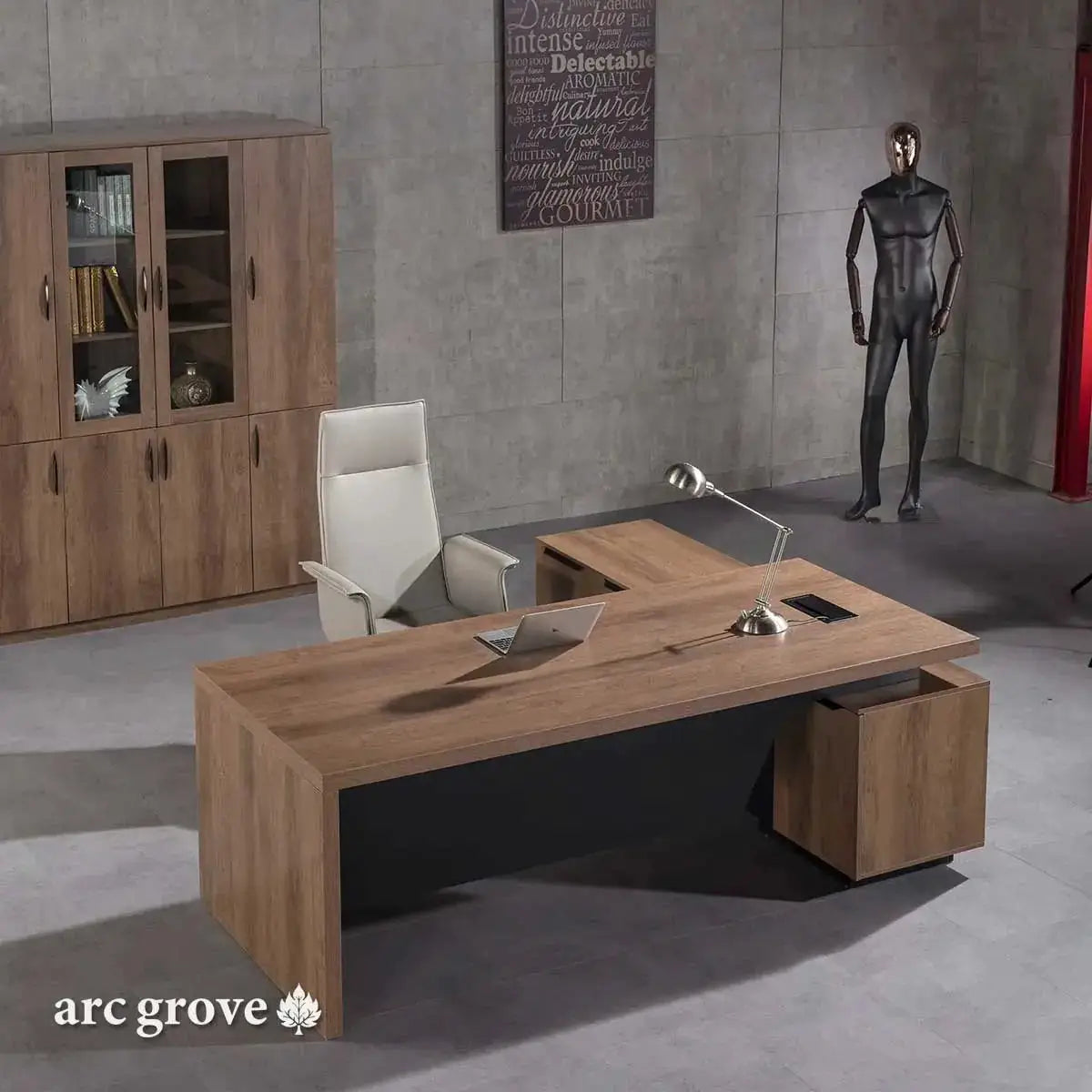 Pascal · L-Shaped Executive Desk by Arc Grove
