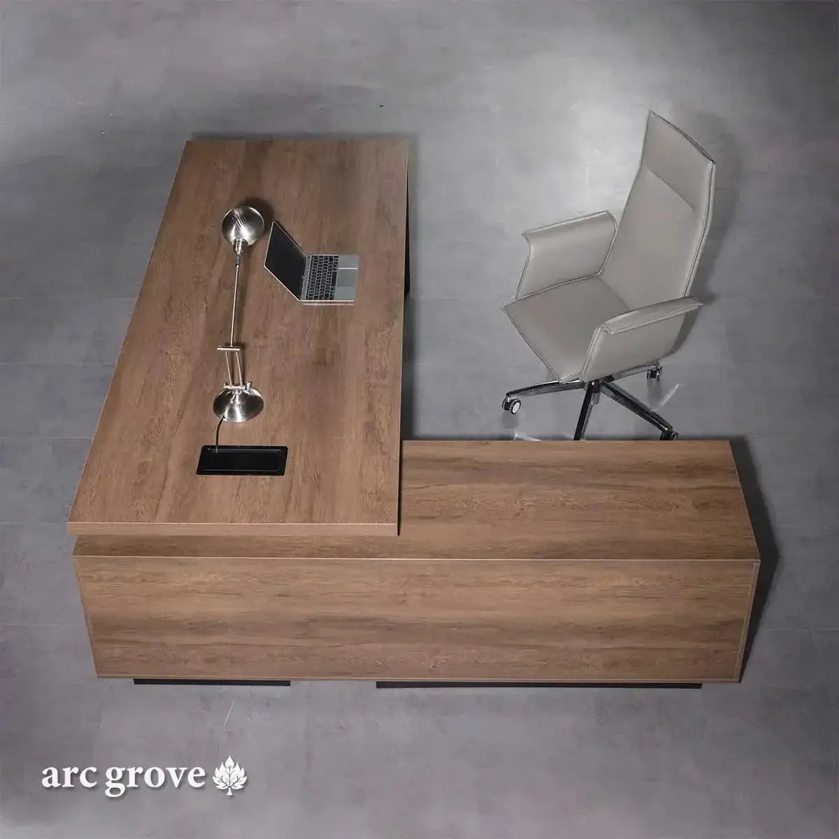 Pascal · L-Shaped Executive Desk by Arc Grove