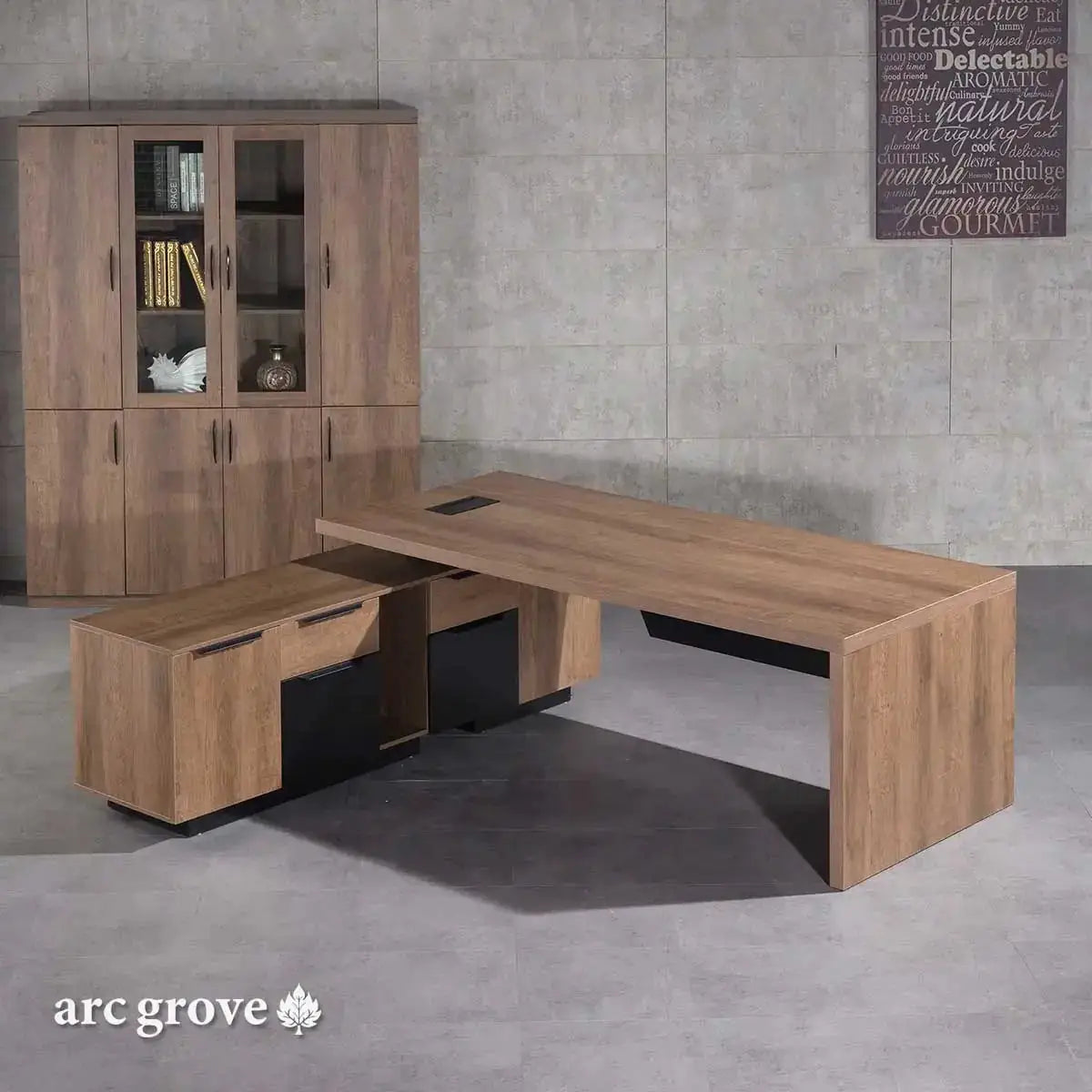Pascal · L-Shaped Executive Desk by Arc Grove
