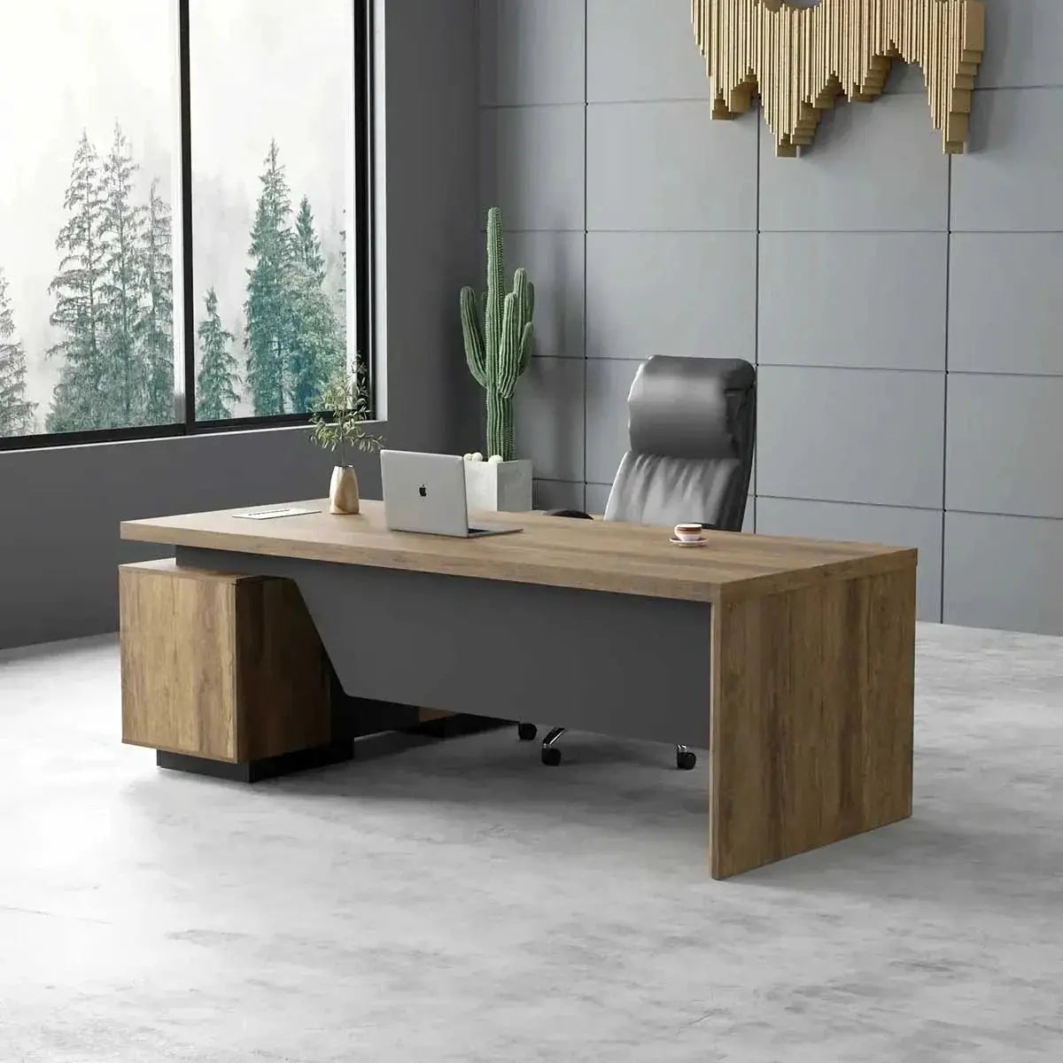 Pascal · L-Shaped Executive Desk by Arc Grove