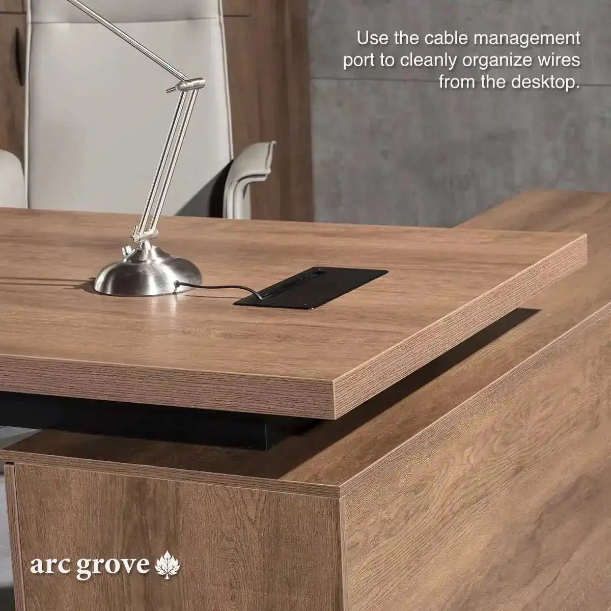 Pascal · L-Shaped Executive Desk by Arc Grove