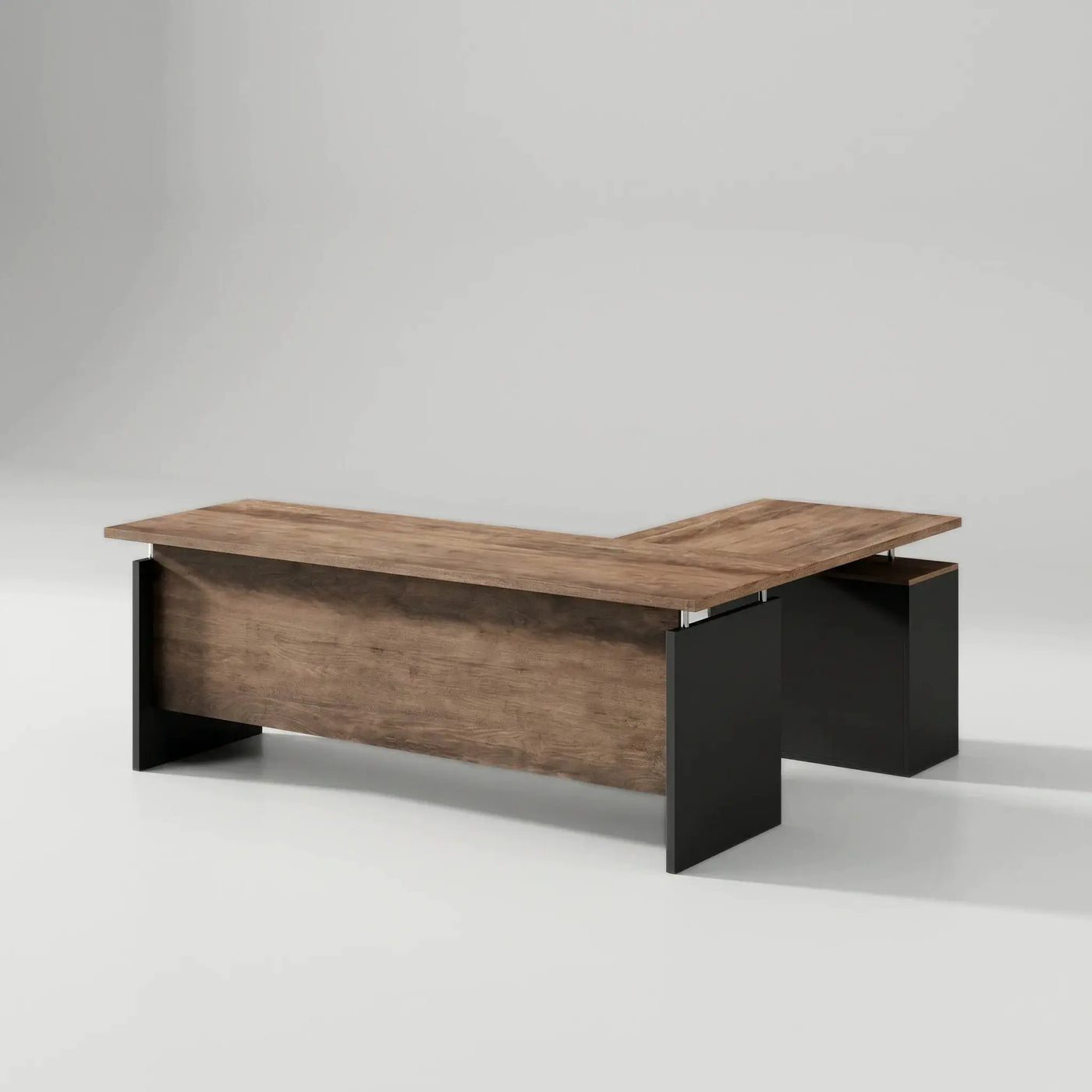Harwood · Small L-Shaped Executive Desk by Arc Grove