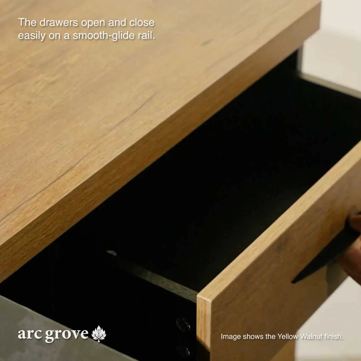 Linton · Modern L-Shaped Executive Desk by Arc Grove