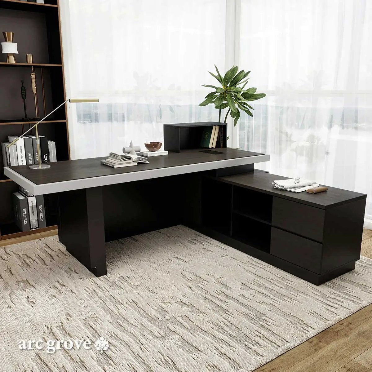 Taunton · Modern L-Shaped Desk by Arc Grove