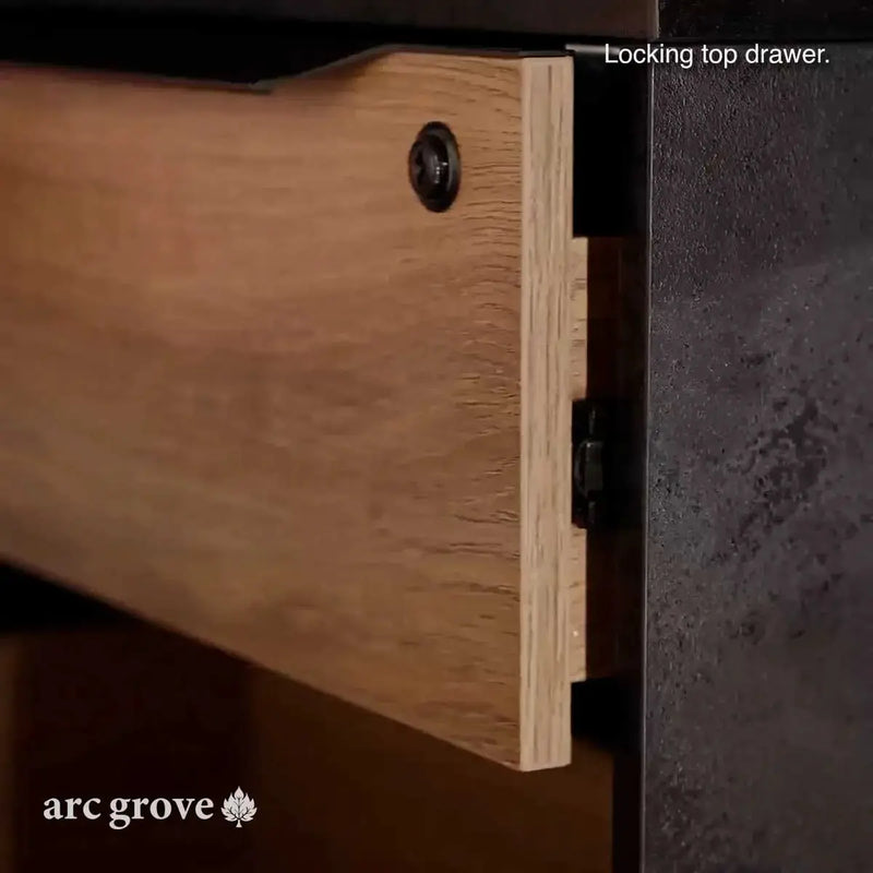 Anderson · L-Shaped Executive Standing Desk, Adjustable Height by Arc Grove