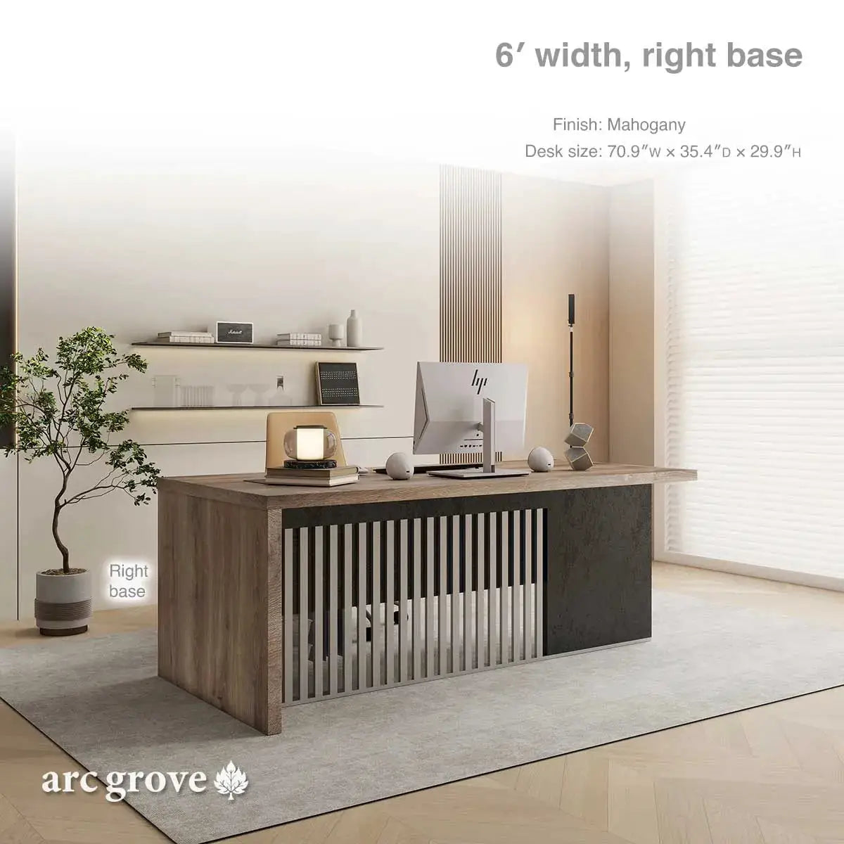 Croft · Small Executive Desk by Arc Grove